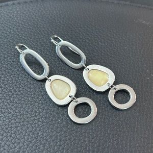 Lia Sophia geometric drop earrings